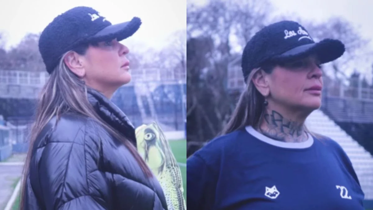 Sueño tripero: Sandra Priore de Gran Hermano visitó la cancha de Gimnasia