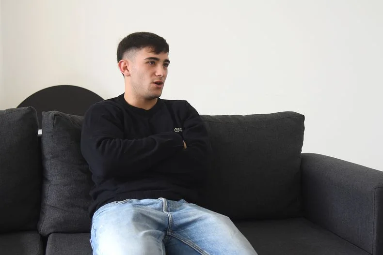 Dami&aacute;n Valente, figura de Talleres del Provincial, en la redacci&oacute;n de El Editor Platense