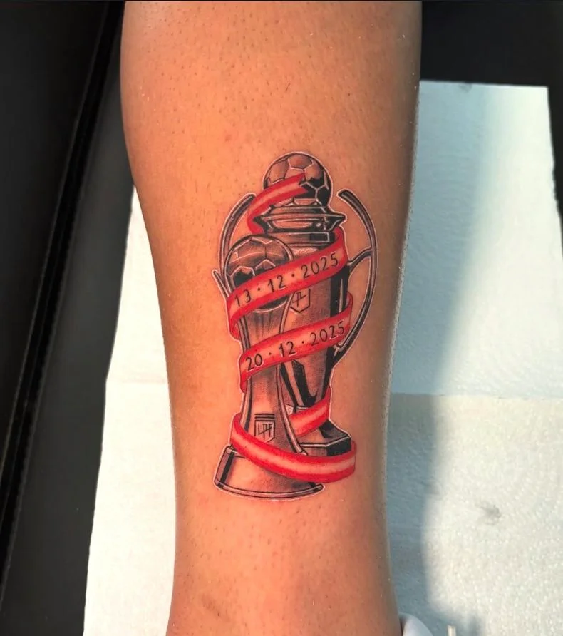 El nuevo tatuaje de Rom&aacute;n G&oacute;mez, que dejar&aacute; Estudiantes