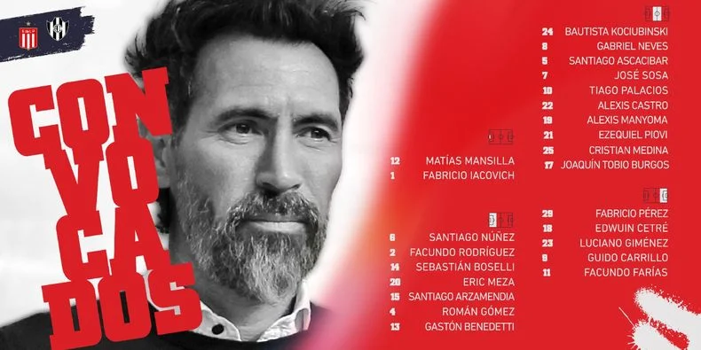 La lista de convocados que Eduardo Dom&iacute;nguez entreg&oacute; para el partido entre Estudiantes y Central C&oacute;rdoba