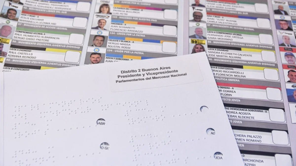 Elecciones legislativas: habrá asistencia para personas con discapacidad visual