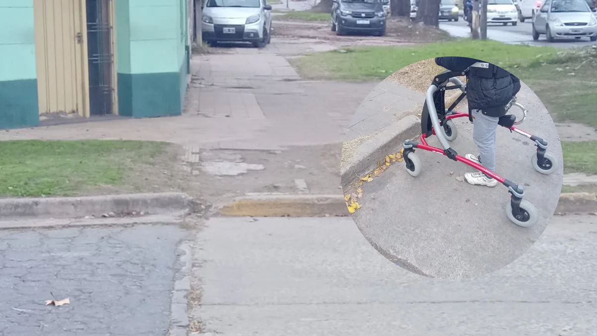 Vecinos de Ringuelet reclaman rampas para discapacitados: "Si la Municipalidad no actúa, las haremos nosotros"