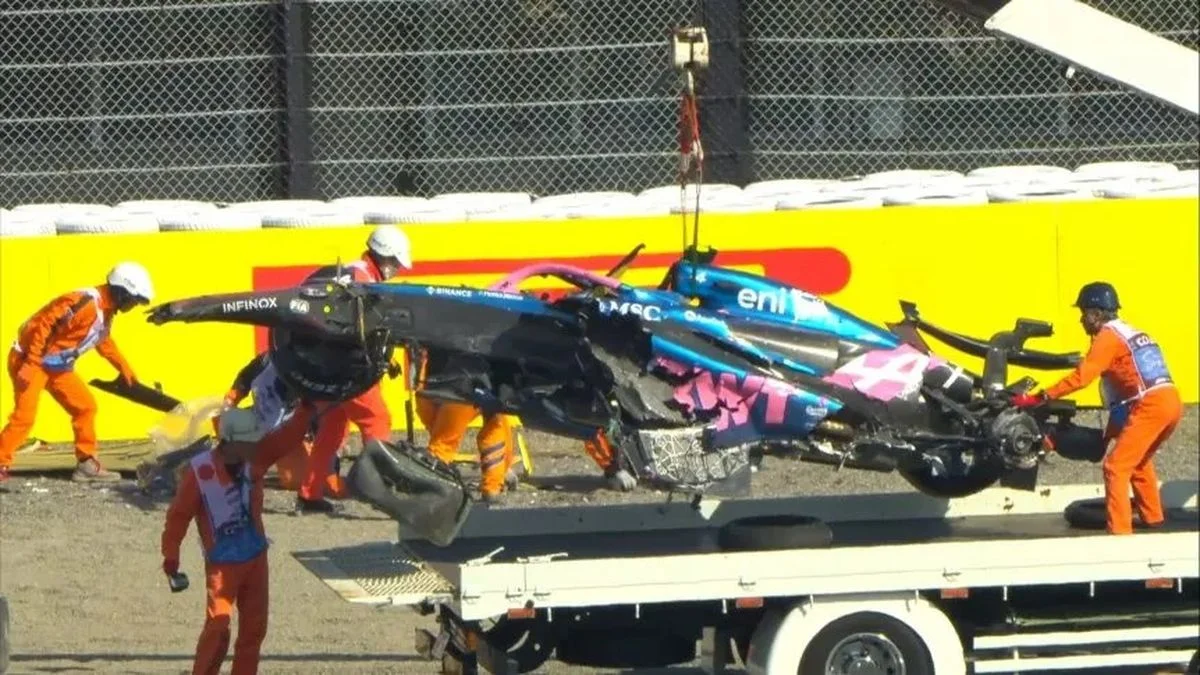 Franco Colapinto, atento: fuerte accidente de Jack Doohan en la Fórmula 1