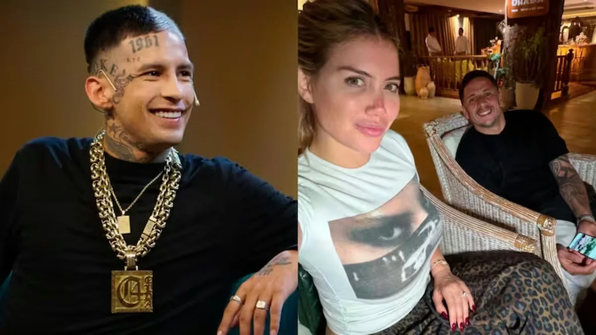 L-Gante contó que el ex de Wanda Nara lo habría espiado: "Actitud mafiosa"