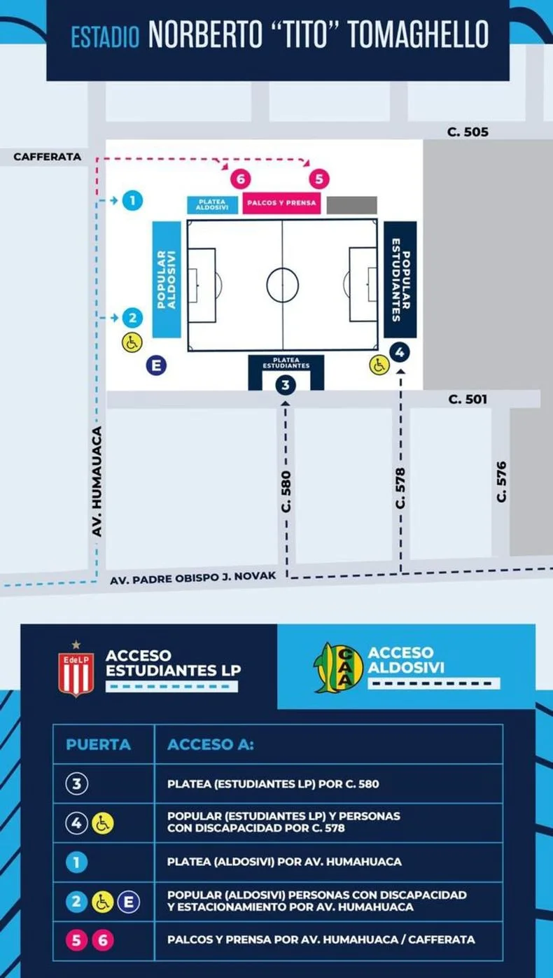El operativo que Aprevide prepar&oacute; para Estudiantes - Aldosivi