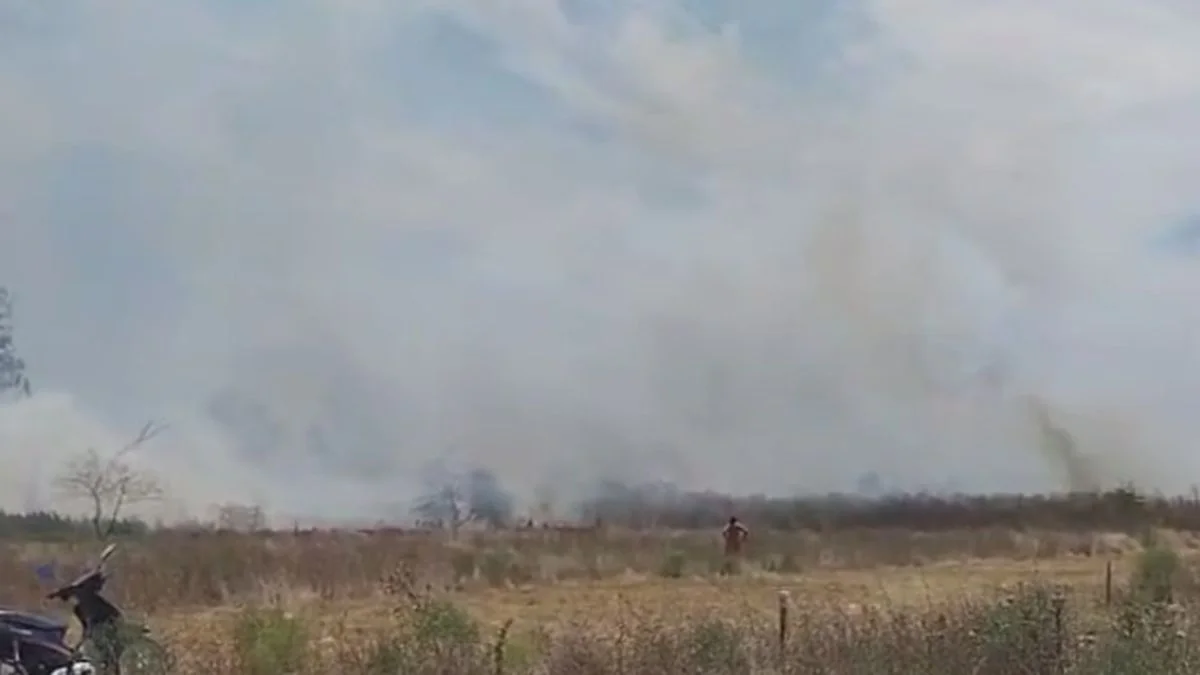 Familias evacuadas tras feroz incendio en Los Hornos