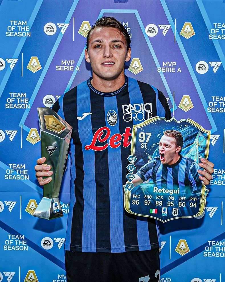 El ex Estudiantes de La Plata fue el goleador de la temporada italiana