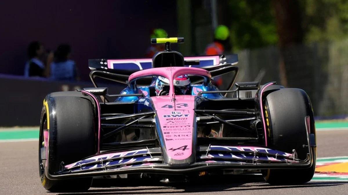 Franco Colapinto logró buenos números en la primera práctica y se prepara para Imola