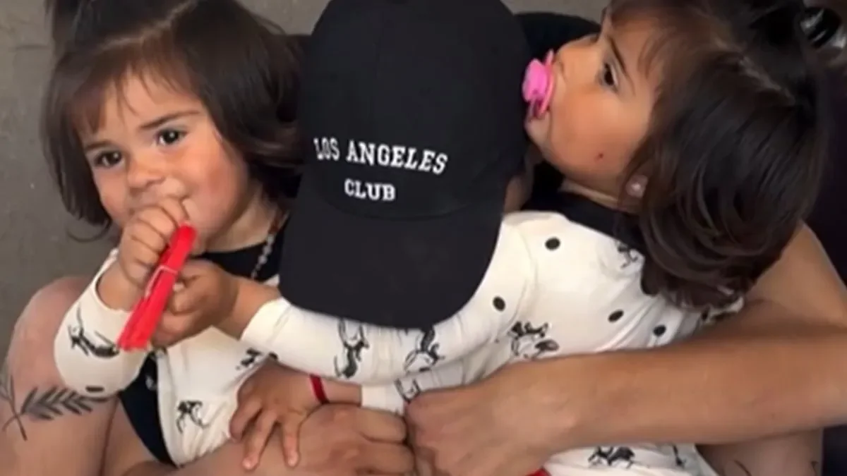 Thiago Medina se reencontró con sus hijas luego de recibir el alta