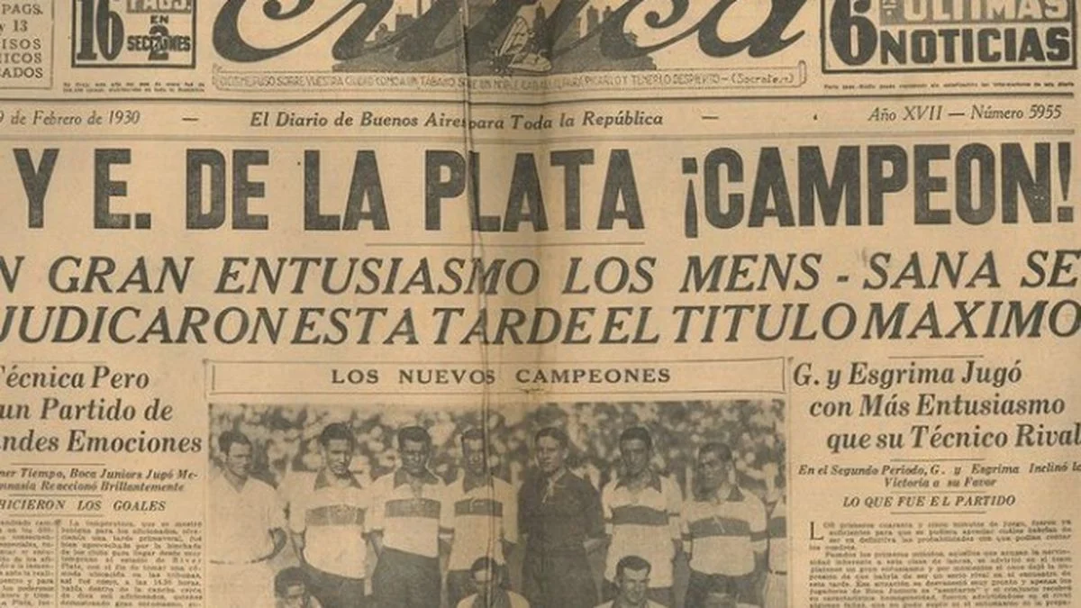 Un día como hoy, Gimnasia se coronaba campeón del fútbol argentino