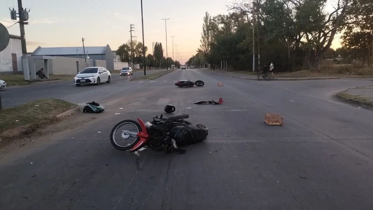 Choque entre motos dejó un fallecido en Melchor Romero