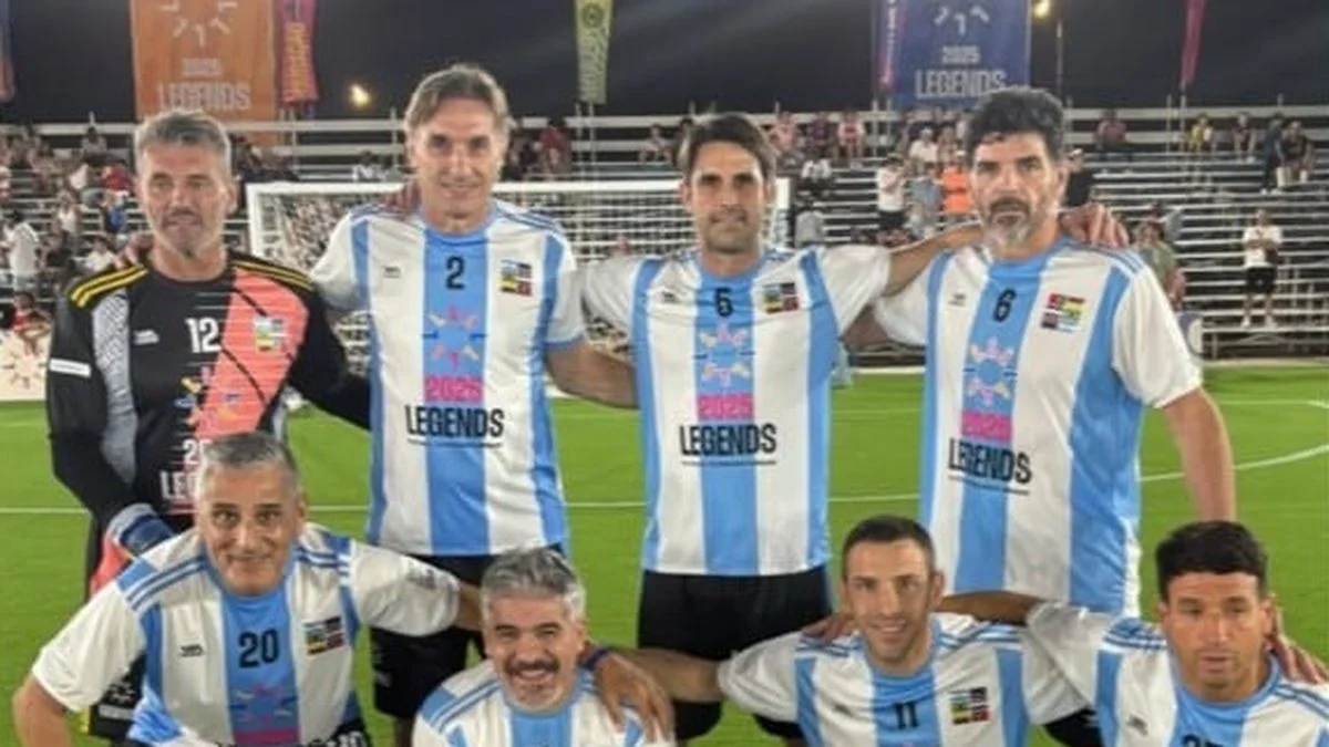 Chirola Romero, campeón representando a la Selección Argentina