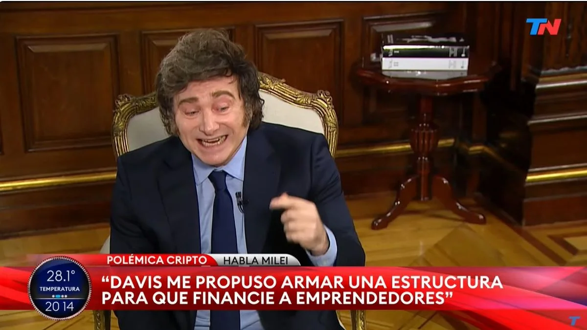 Javier Milei sobre $Libra: "Yo no lo promocioné, sólo lo difundí"