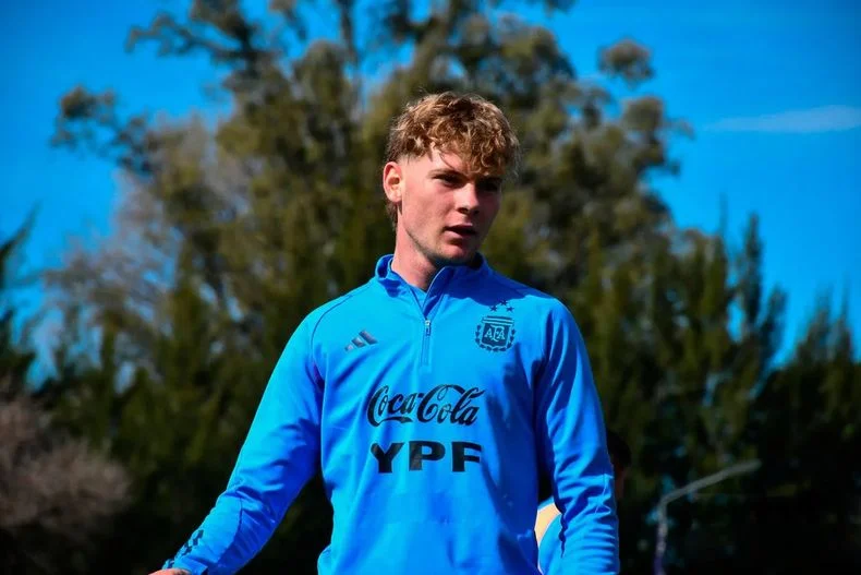 Valente Pierani, regres&oacute; a Estudiantes tras el Mundial Sub 20