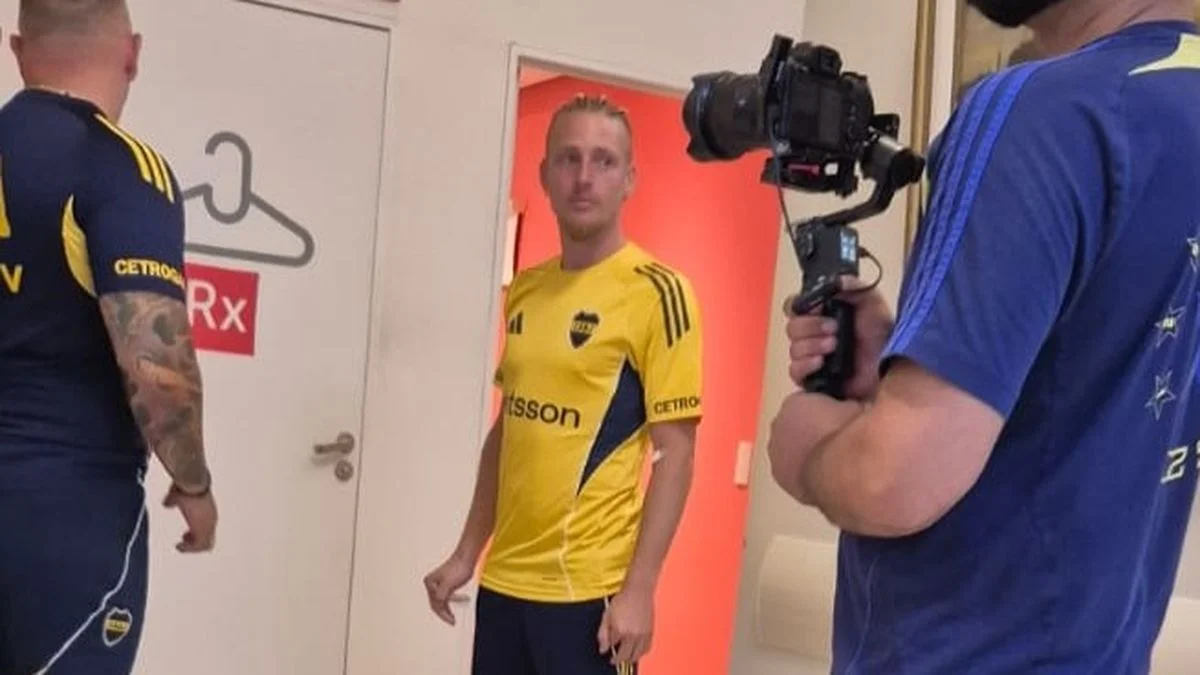 Se conocieron las primeras fotos de Ascacibar con ropa de Boca