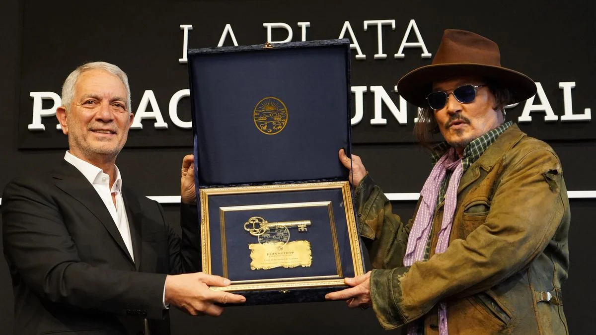 Johnny Depp fue declarado visitante ilustre de La Plata