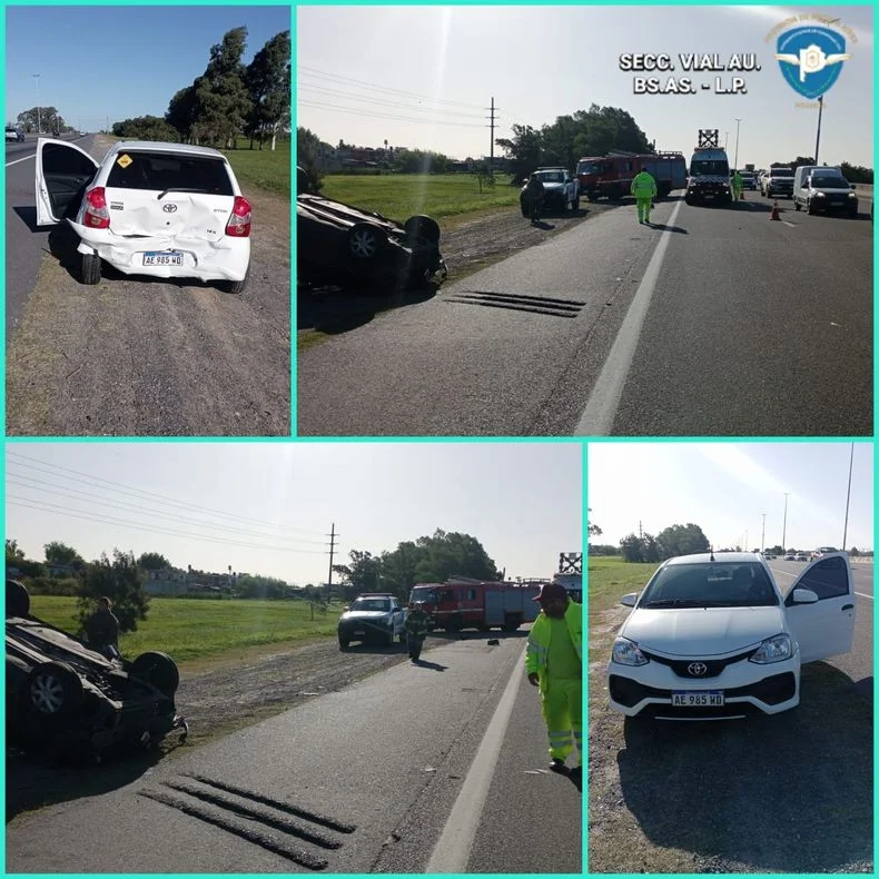 Choque en la Autopista Buenos Aires - La Plata
