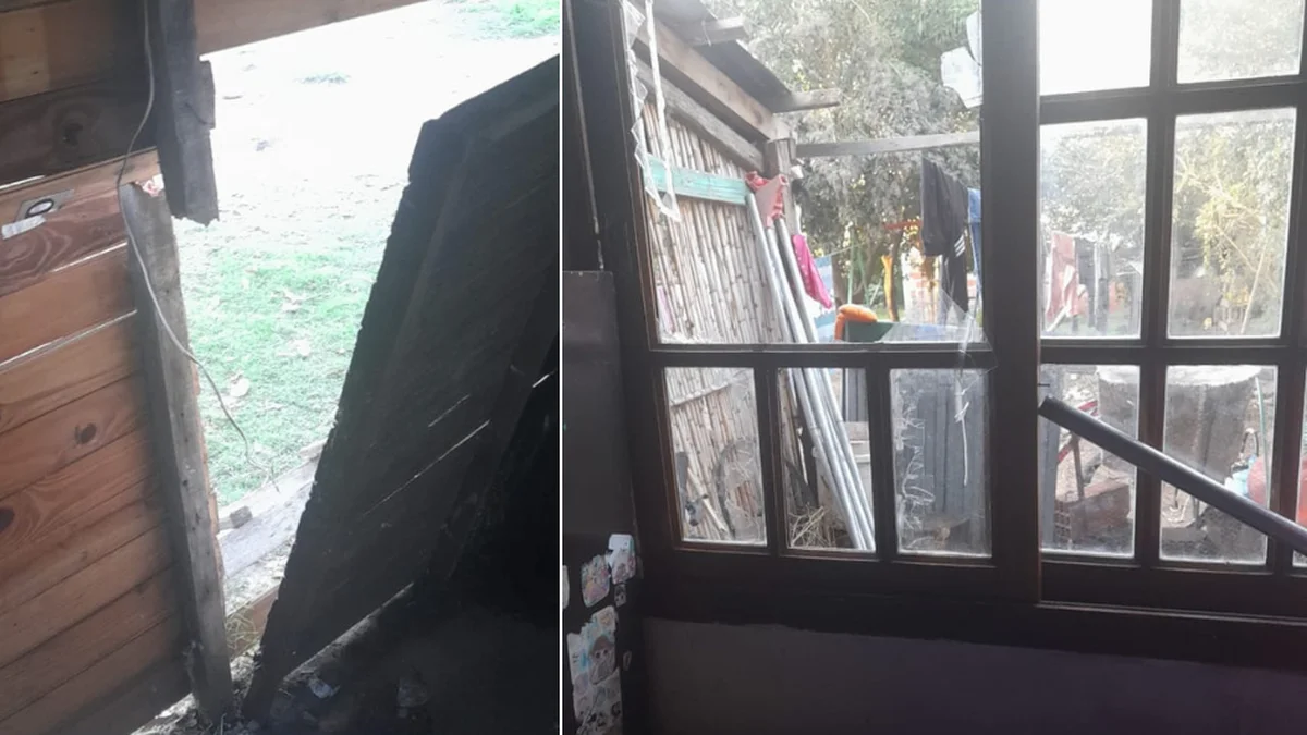 Agredió y le destruyó la casa a su tía en El Peligro