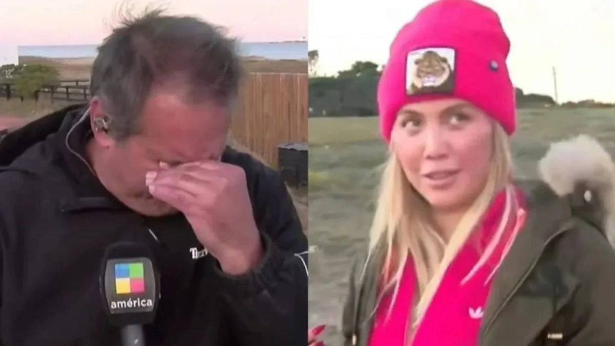 Wanda Nara, la heroína inesperada: auxilió a un periodista descompensado en Uruguay
