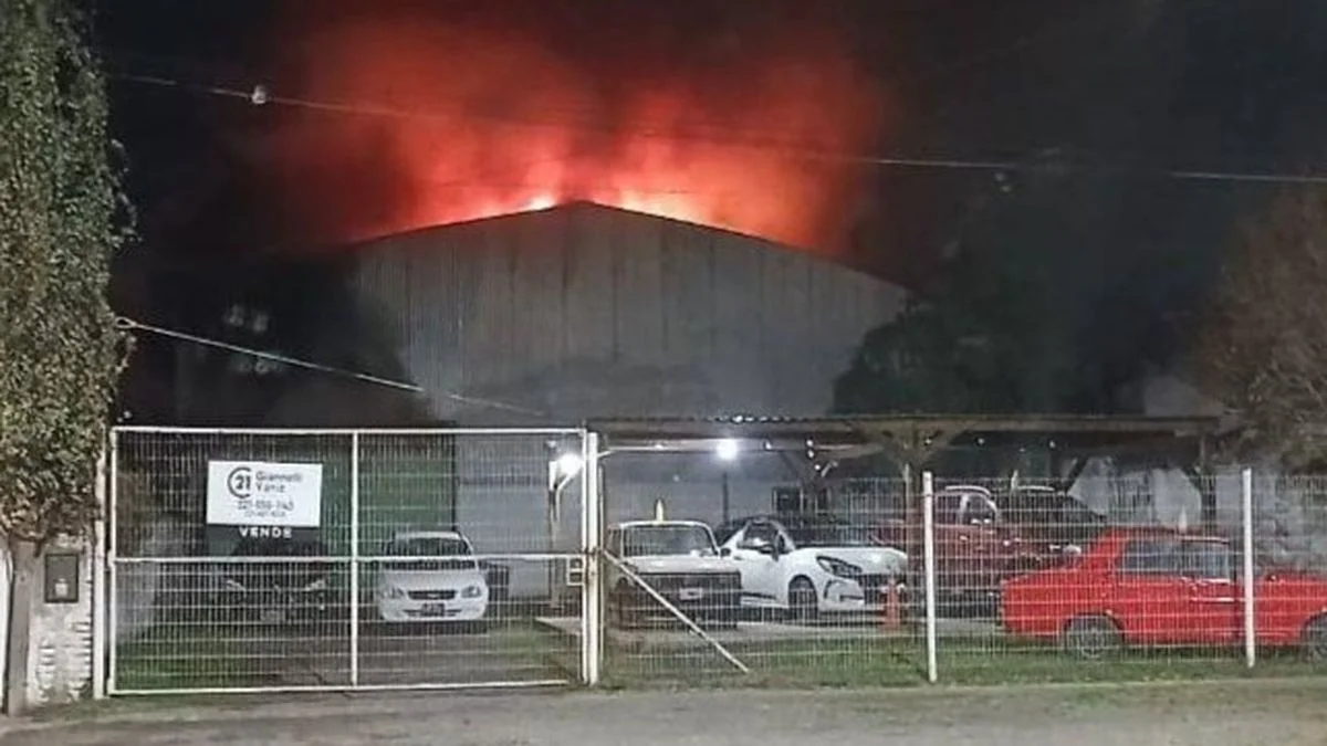 Incendiaron una agencia de autos en Ensenada