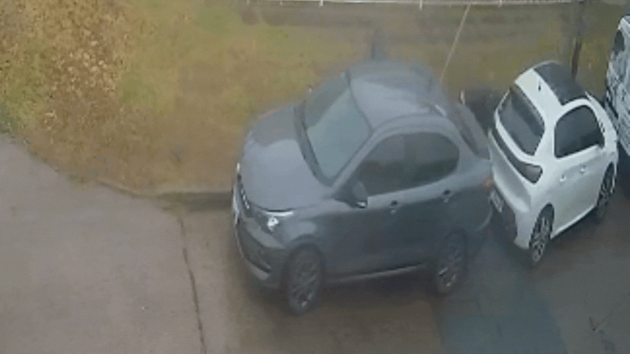Delincuentes se robaron las ruedas de un auto en Ringuelet