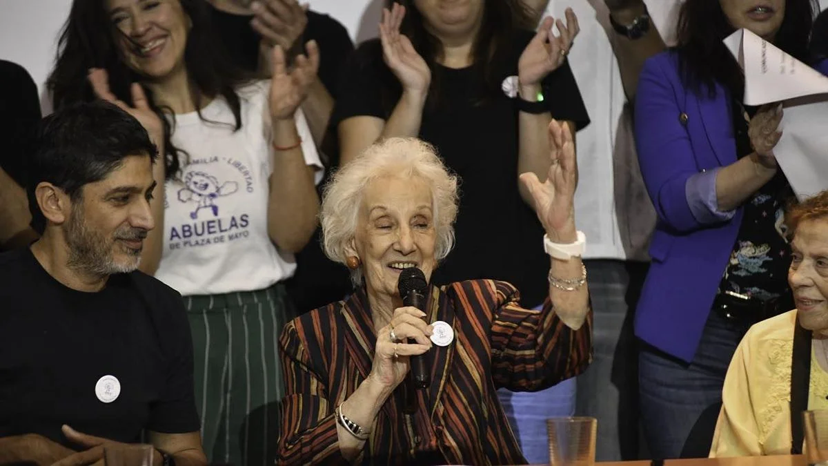 Internaron a Estela de Carlotto en La Plata: cómo es su estado de salud