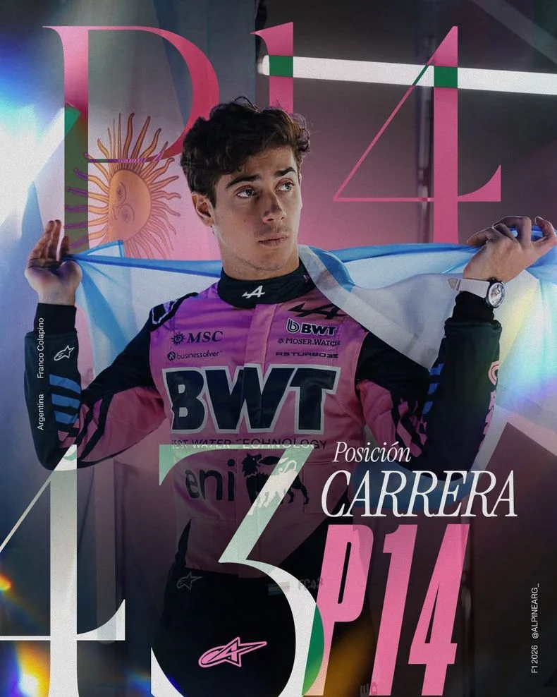 El argentino Franco Colapinto finaliz&oacute; 14 en el Gran Prmeio de Australia de F&oacute;rmula 1