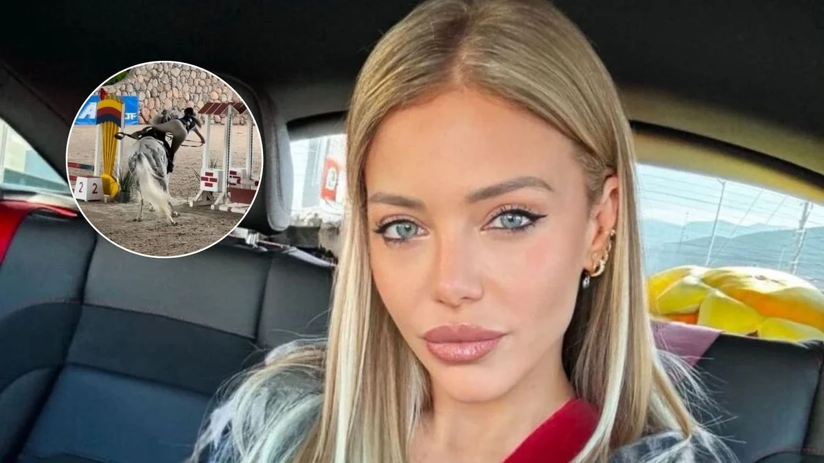 Evangelina Anderson tuvo un accidente durante una competencia de equitación en México