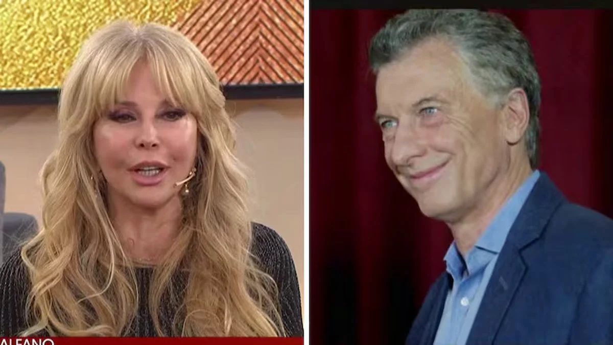 Bomba: Graciela Alfano ventiló un chat con Mauricio Macri