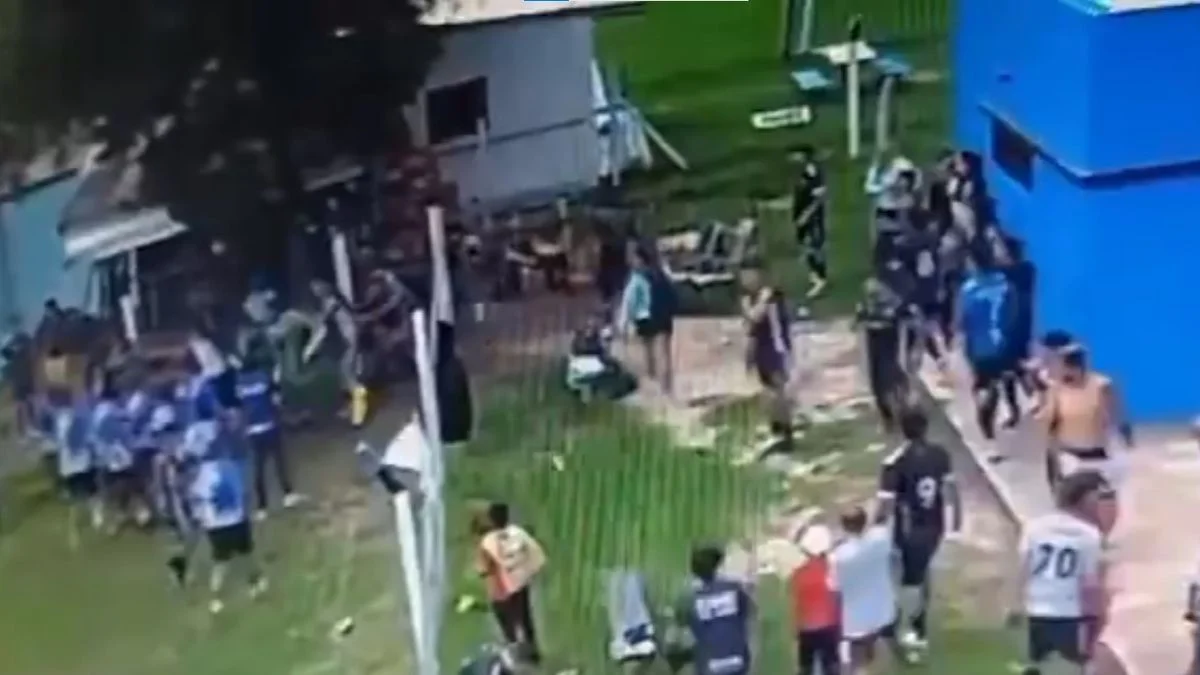Batalla campal en un partido de fútbol en Ensenada