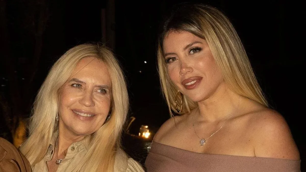 La madre de Wanda Nara se mostró cerca de la familia de Mauro Icardi