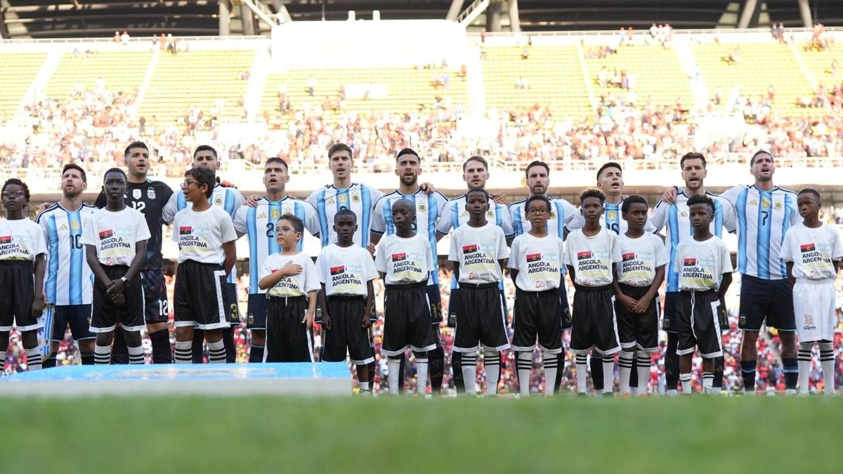 La Selección Argentina triunfó en un amistoso ante Angola