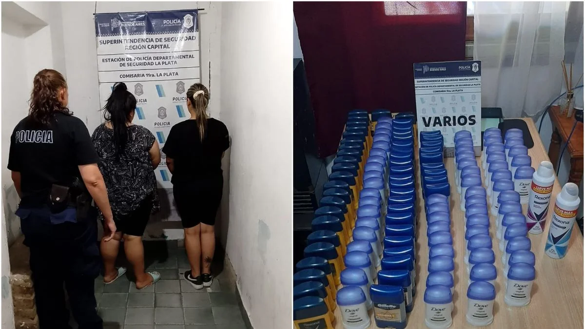 De Avellaneda a La Plata: caen dos "mecheras" que robaron más de 50 desodorantes