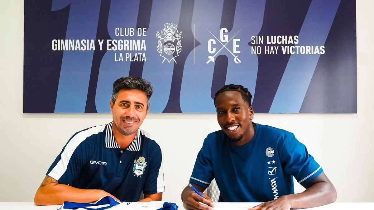 Jan Hurtado fue presentado como refuerzo de Gimnasia