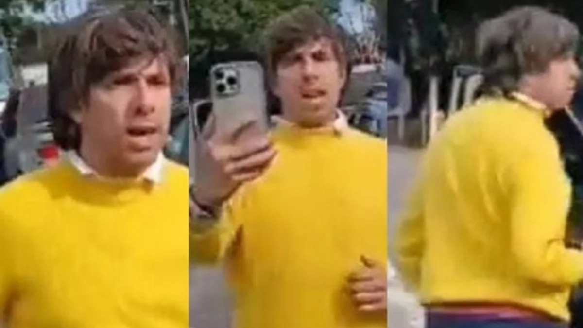 Robertito Funes Ugarte vivió un tenso momento en la calle: "Lo que hacés es ilegal"
