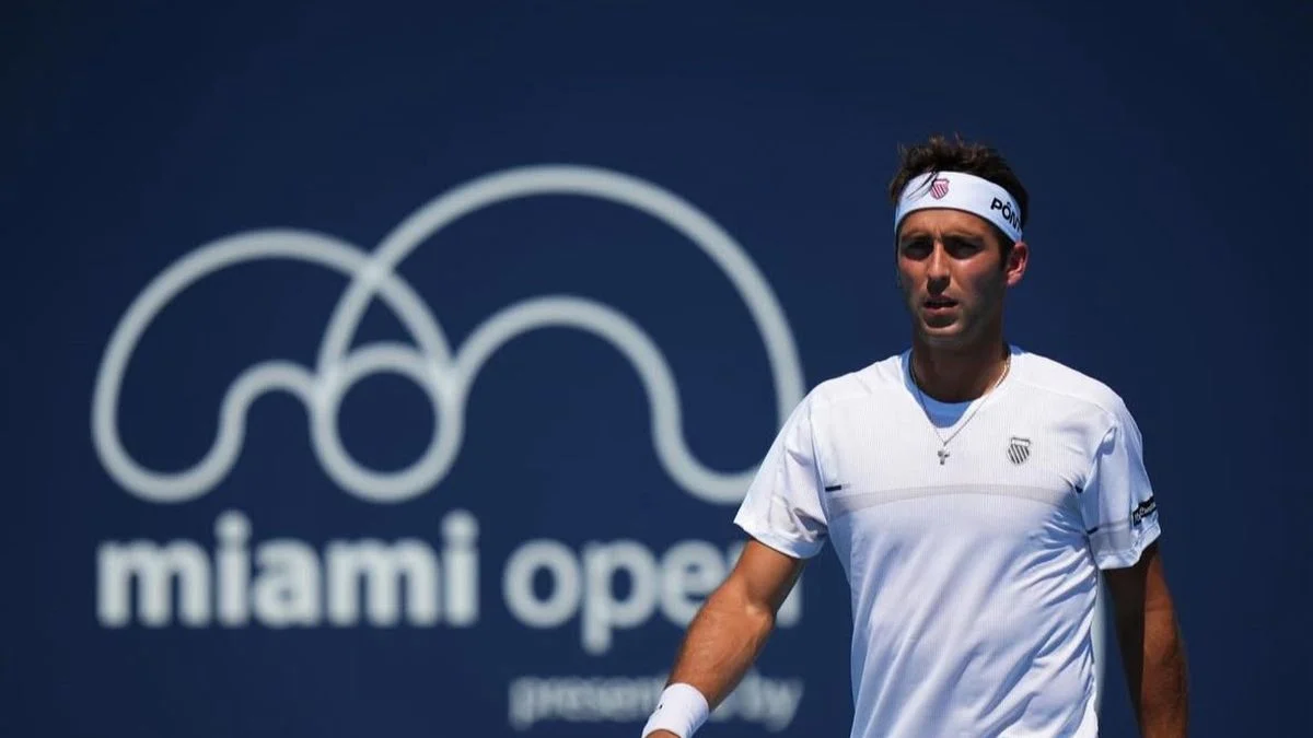 El platense Tomás Etcheverry ganó un partidazo y avanzó en el Masters 1000 de Miami