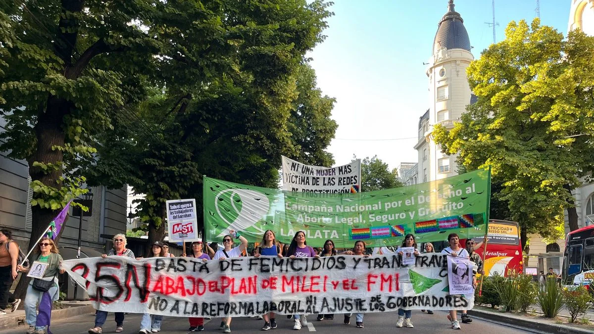 La Plata se movilizó contra la Violencia de Género