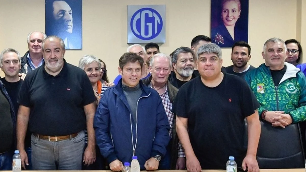 La CGT y las dos CTA preparan un acto en La Plata con Kicillof