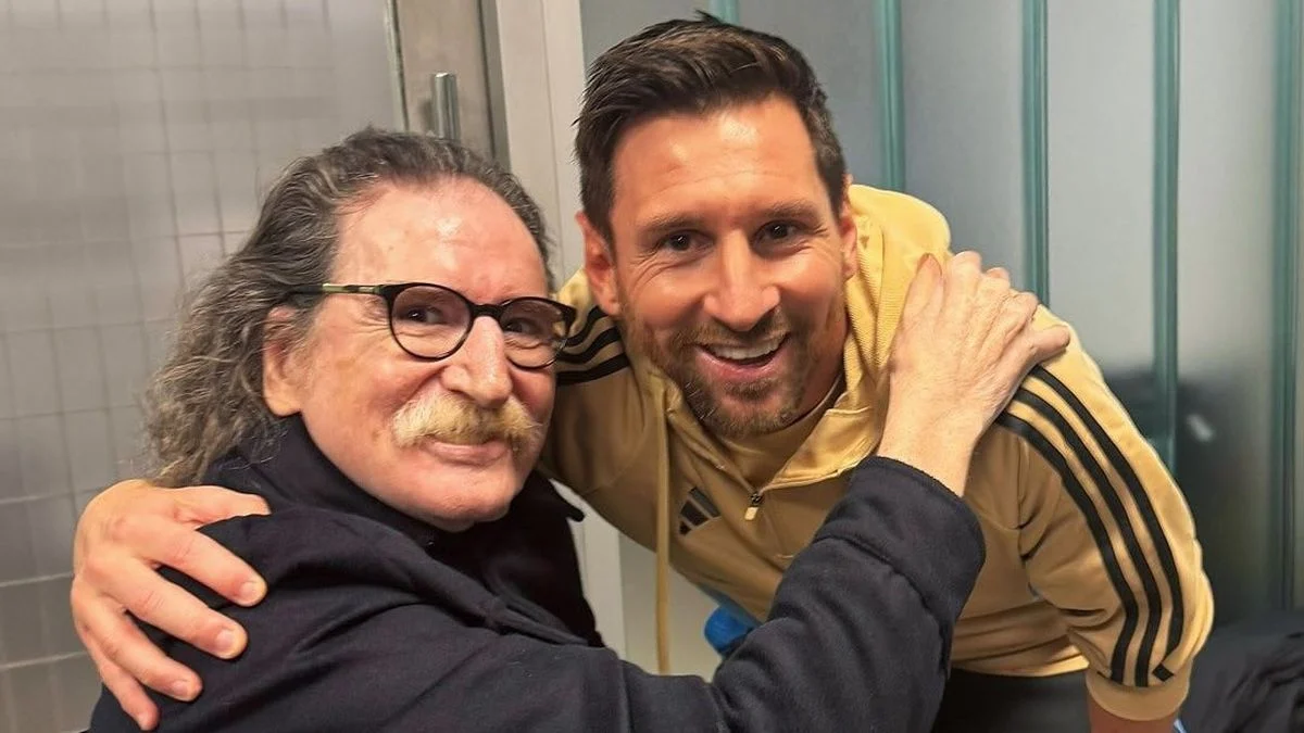 Ídolos argentinos: Lionel Messi y Charly García la emotiva foto de la que habla el país