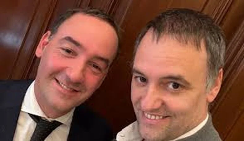 Los hermanos Franciso y Manuel Adorni 