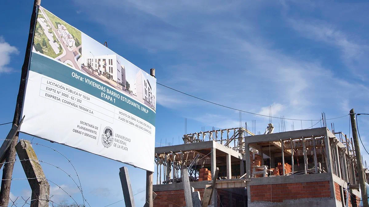 La UNLP avanza con la construcción del Barrio Universitario