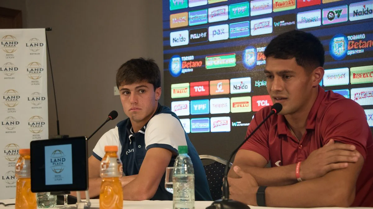 Facundo Di Biasi y Santiago Núñez hablaron en la previa del Clásico Platense