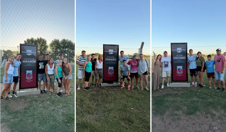 La familia Panaro - Miram&oacute;n fue homenajeada en Bol&iacute;var. Nacho cada vez m&aacute;s cerca de volver a Gimnasia