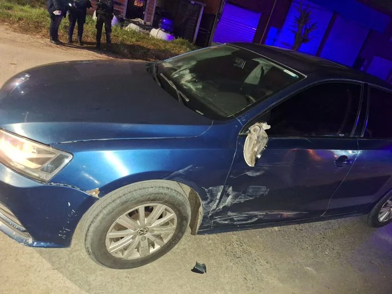 El auto involucrado en el choque fatal de Los Hornos