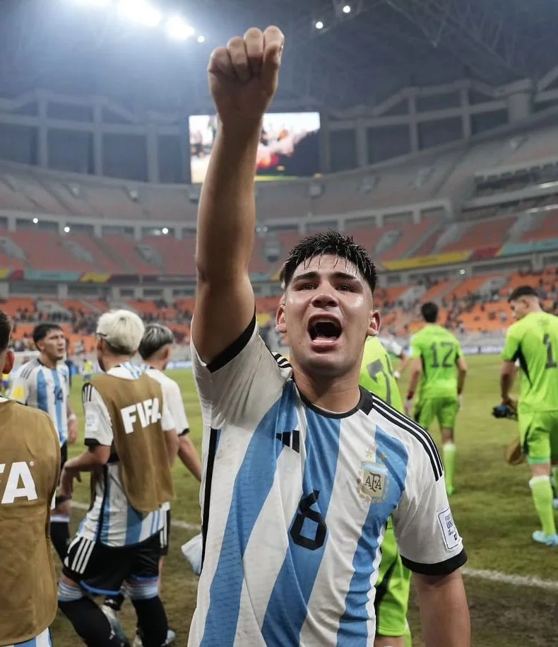 Juan Villalba, de Gimnasia, se luce en la Selecci&oacute;n Argentina finalista