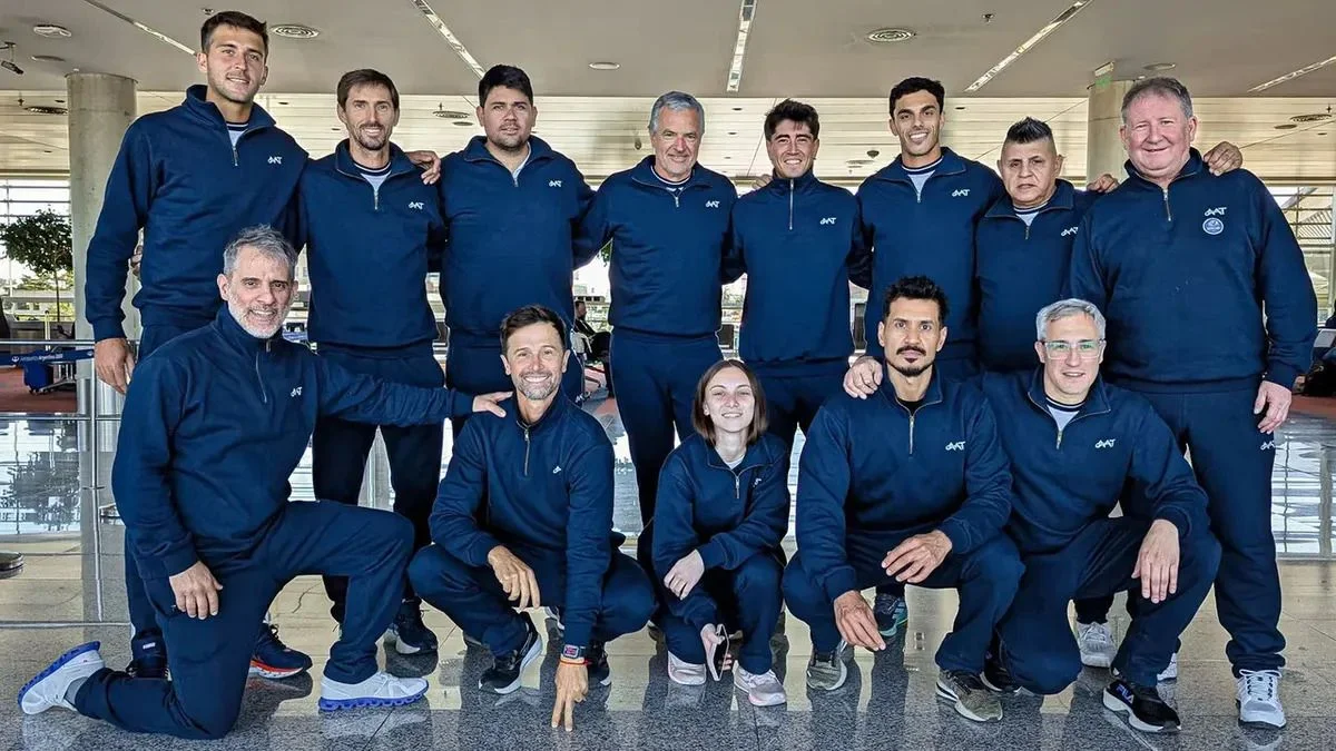 Argentina ya se entrena pensando en la Copa Davis