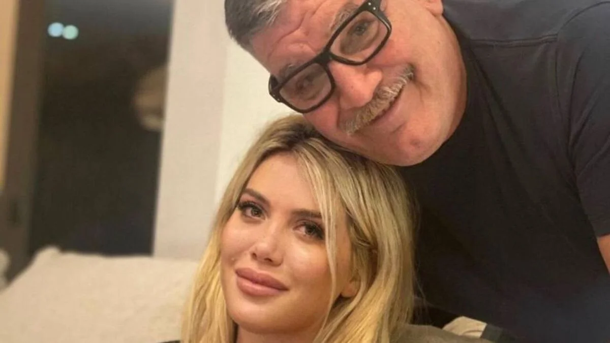 Wanda Nara saludó al padre de Mauro Icardi con un tierno mensaje