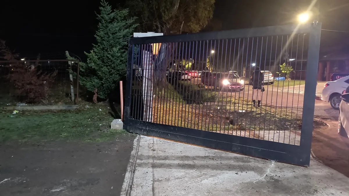 Terror en La Plata: un portón cayó sobre una joven durante una fiesta en Los Tilos