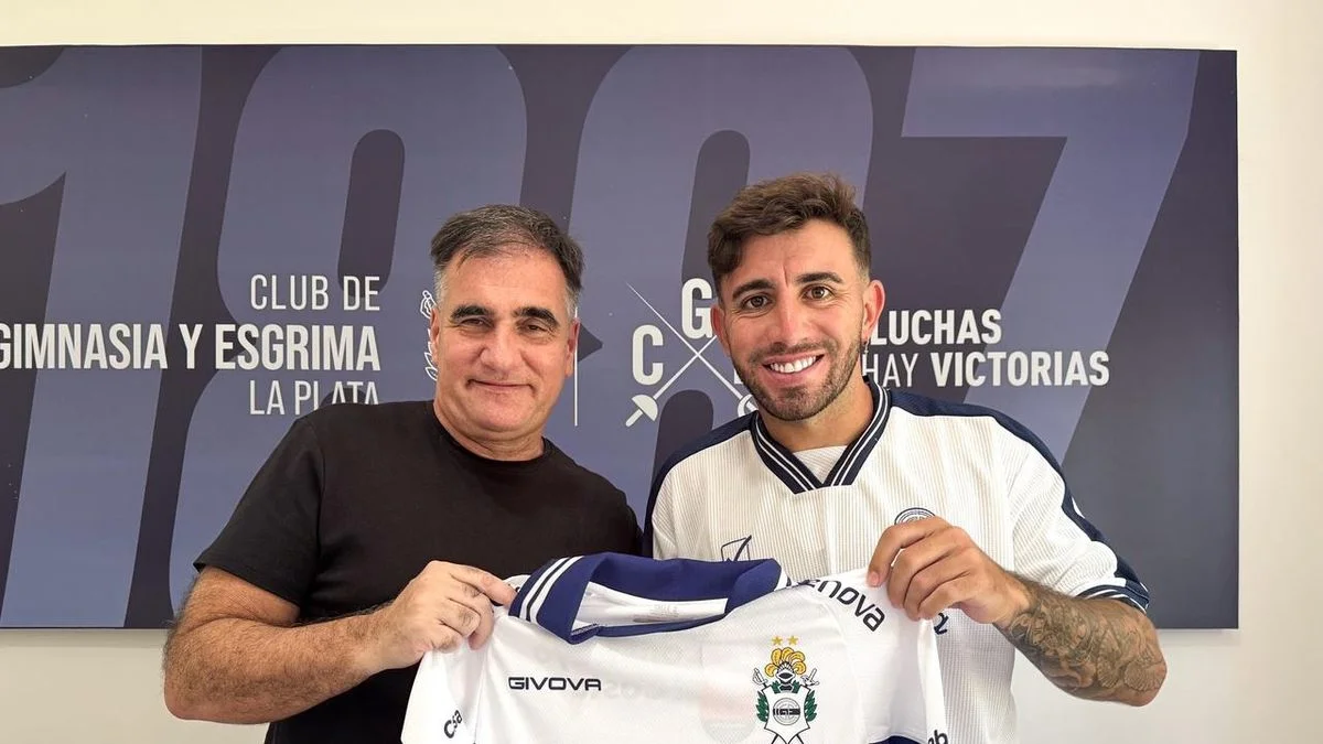 Gimnasia, por fin, presentó a Agustín Auzmendi