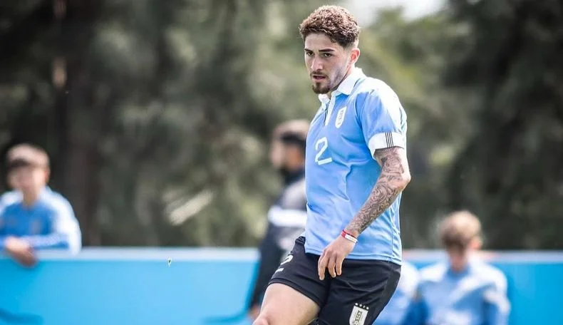 Carlos Acu&ntilde;a fue convocado a la Selecci&oacute;n Sub-20 de Uruguay durante su paso por Estudiantes